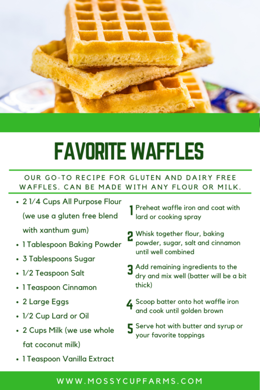 Our Go-to Waffle Recipe